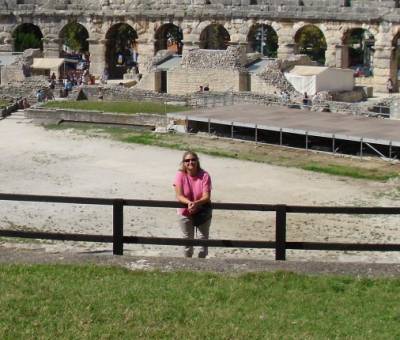 Amber in the Pula Amphitheater Croatia