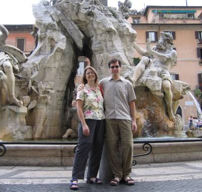Ron and Amber in Rome