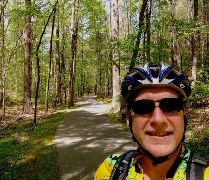 Ron on the greenway